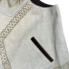 Load image into Gallery viewer, Vintage CREACIONES ALEX Made In Mexico Horse Art Genuine Real Suede Leather Waistcoat Vest