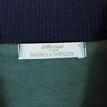 Load image into Gallery viewer, Vintage ST MICHAEL Marks & Spencer Golf Argyle Check Colour Block Collared Sweatshirt