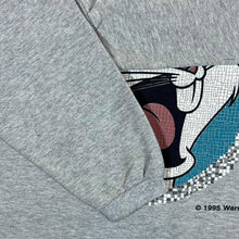 Load image into Gallery viewer, Vintage LOONEY TUNES (1995) Bugs Bunny Character Graphic Grey Crewneck Sweatshirt