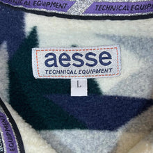Load image into Gallery viewer, Vintage 90's AESSE Technical Equipment Crazy Patterned 1/4 Zip Fleece Sweatshirt