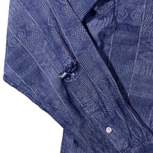 Load image into Gallery viewer, Carhartt WIP "Regular" Blue Patterned Long Sleeve Cotton Button-Up Shirt