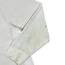 Load image into Gallery viewer, TIMBERLAND Distressed Logo Spellout Graphic Cream Crewneck Sweatshirt