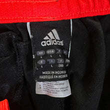 Load image into Gallery viewer, ADIDAS Classic Three Stripe Black Straight Cuff Tracksuit Bottoms