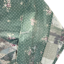 Load image into Gallery viewer, Vintage Cherokee Jeans Floral Patterned Green Cowboy Western Long Sleeve Shirt