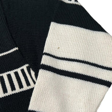 Load image into Gallery viewer, Vintage BHS Colour Block Patterned Acrylic Cotton Crewneck Knit Sweater Jumper