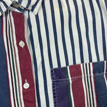 Load image into Gallery viewer, Vintage 90's Bill Blass Multi Colour Striped Long Sleeve Cotton Shirt