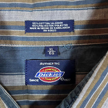 Load image into Gallery viewer, DICKIES Multi Striped Pearl Snap Popper Cowboy Western Shirt
