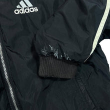 Load image into Gallery viewer, Vintage ADIDAS Embroidered Logo Spellout Reversible Hooded Jacket