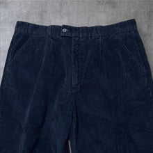 Load image into Gallery viewer, Mountain Pass Navy Blue Corduroy Cord Straight Leg Trousers Jeans