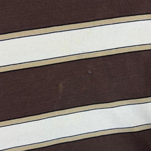 Load image into Gallery viewer, Early 00's O'NEILL Brown White Striped Skater Surfer Short Sleeve Polo Shirt