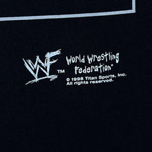 Load image into Gallery viewer, Vintage WWF (1998) D-Generation X “Two Words S*ck It” Wrestling Black T-Shirt