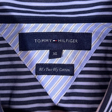 Load image into Gallery viewer, Tommy Hilfiger "80's 2 Ply Cotton" Multi Striped Button-Up Long Sleeve Shirt