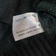 Load image into Gallery viewer, Early 00's JAMES PRINGLE Classic Acrylic Cable Knit Dark Green Button Cardigan Sweater Jumper