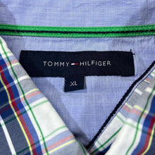 Load image into Gallery viewer, Tommy Hilfiger Plaid Check Mini Logo Long Sleeve Button-Up Shirt