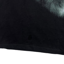 Load image into Gallery viewer, Early 00's WILD Gothic Wolf Animal Wildlife Graphic Black T-Shirt