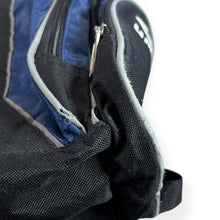 Load image into Gallery viewer, Early 00's Umbro Embroidered Logo Spellout Black Blue Rucksack Backpack Bag