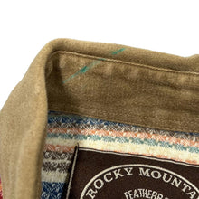 Load image into Gallery viewer, Vintage 90's ROCKY MOUNTAIN "Jacksonhole Wyoming" Embroidered Logo Multi Striped Flannel Shirt