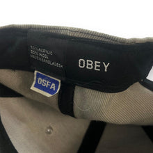 Load image into Gallery viewer, OBEY "Worldwide Propaganda" Embroidered Skater Logo Spellout Snapback Baseball Cap