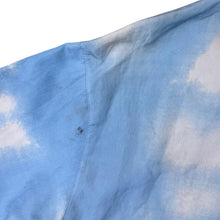 Load image into Gallery viewer, Early 00's Fuging Ship Boat Nautical Graphic Blue Short Sleeve Polyester Cotton Shirt