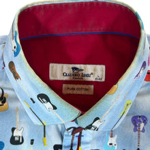 Load image into Gallery viewer, CLAUDIO LUGLI COUTURE Guitar Music Patterned Long Sleeve Cotton Shirt