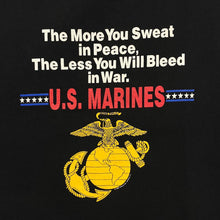 Load image into Gallery viewer, Vintage Tultex U.S. MARINES (1999) Military Army Slogan Graphic Black T-Shirt