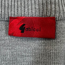 Load image into Gallery viewer, Vintage GABICCI Classic Grandad Patterned Acrylic Wool Knit V-Neck Sweater Jumper