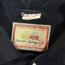Load image into Gallery viewer, Vintage 80's LEE TREVOR Made In France Rayon Embroidered Cowboy Popper Shirt Gabardine Jacket