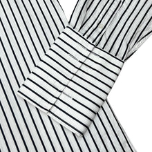 Load image into Gallery viewer, AQUASCUTUM Classic Striped Long Sleeve Formal Dress Cotton Shirt