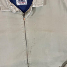 Load image into Gallery viewer, Vintage 90's LEVI'S Classic Essential Beige Cotton Zip Bomber Jacket