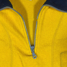 Load image into Gallery viewer, Vintage MUST BE SPORT Classic Yellow 1/4 Zip Fleece Sweatshirt