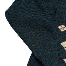 Load image into Gallery viewer, Vintage MENSWEAR Made In The UK Grandad Patterned Acrylic Knit Sweater Jumper