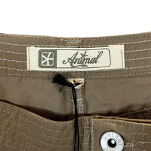 Load image into Gallery viewer, Early 00's ANIMAL Classic Beige Brown Y2K Skater Surfer Hipster Mini Skirt