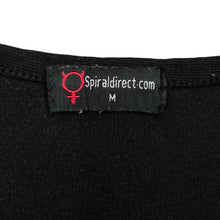 Load image into Gallery viewer, Early 00’s SPIRAL DIRECT Gothic Fantasy Fallen Angel Graphic Mesh Sleeve T-Shirt