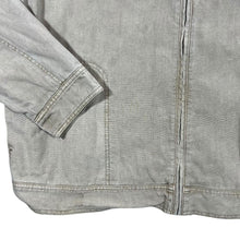 Load image into Gallery viewer, ASOS DESIGN Corduroy Cord Collared Skater Workwear Canvas Zip Bomber Jacket