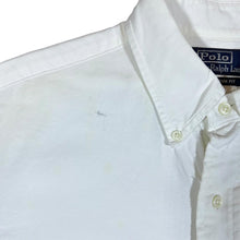 Load image into Gallery viewer, Early 00's POLO RALPH LAUREN "Custom Fit" White Long Sleeve Cotton Button-Up Shirt