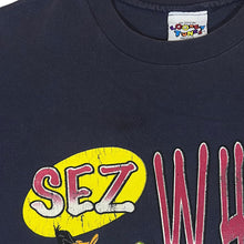 Load image into Gallery viewer, Vintage LOONEY TUNES (1995) "Sez Who?" Character Graphic Single Stitch T-Shirt