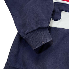 Load image into Gallery viewer, FILA Embroidered Big Logo Spellout Colour Block Crewneck Sweatshirt