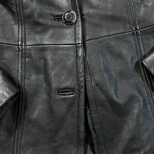 Load image into Gallery viewer, Vintage WILSONS LEATHER Genuine Real Black Leather Blazer Jacket