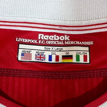 Load image into Gallery viewer, Reebok LIVERPOOL FC 2002/2004 Carlsberg Red Home Football Shirt