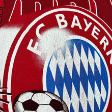 Load image into Gallery viewer, Vintage 90's Nutmeg Mills FC BAYERN MUNICH Football Logo Spellout Graphic T-Shirt