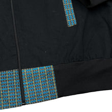 Load image into Gallery viewer, Vintage 90's Patterned Trim Cotton Zip Bomber Jacket