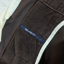 Load image into Gallery viewer, NAUTICA "Relaxed Fit" Classic Brown Corduroy Cord Straight Leg Trousers