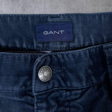 Load image into Gallery viewer, GANT "Regular" Classic Dark Blue Corduroy Cord Trousers