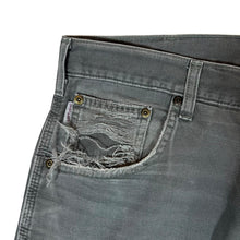 Load image into Gallery viewer, Early 00's CARHARTT "Loose Fit" Classic Grey Denim Skater Carpenter Straight Leg Jeans