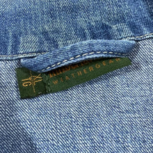 Load image into Gallery viewer, Vintage TIMBERLAND WEATHERGEAR Classic Mini Logo Blue Denim Trucker Jacket