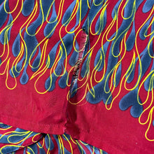 Load image into Gallery viewer, Vintage BAM Shirts Gothic Y2K Flaming Fire Grey Short Sleeve Shirt