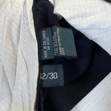 Load image into Gallery viewer, Early 00's POLO RALPH LAUREN "Classic Fit" Navy Blue Corduroy Cord Straight Leg Trousers