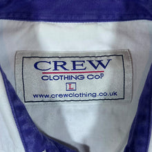 Load image into Gallery viewer, CREW CLOTHING CO. Classic Colour Block Cotton Long Sleeve Deck Polo Shirt