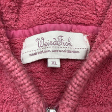 Load image into Gallery viewer, WEIRD FISH Towelling Textured Effect Soft Touch Fleece Zip Hoodie