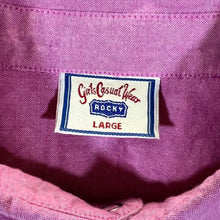 Load image into Gallery viewer, Vintage ROCKY Cowboy Western Embroidered Pearl Snap Popper Cotton 3/4 Sleeve Shirt